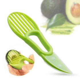 Multifunctional Avocado Cutter Corer Butter Fruit Slicer Peeler Pulp Separator Plastic Knife Kitchen Tools Gadgets Accessories