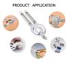 1pc, Can Opener, 304 Stainless Steel Jar Opener, All Metal Construction Adjustable Jar Opener, Can Bottle Opener Gripper, For Weak Hand, Elderly, Arth