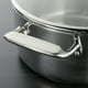 Tri-Ply Clad 6 Qt Covered Stainless Steel Deep Sauté Sause Pan