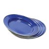 24 Piece Dinnerware Enamel Set