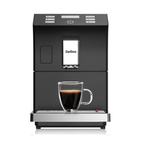 Dafino-206 Super Automatic Espresso & Coffee Maker Machine; Black (Color: Black)