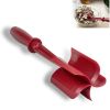 i Kito Ground Meat Chopper Utensil; Plastic Beef Hamburger Tool; Potato Masher Black