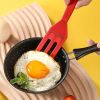 1pc Silicone Spatula; Non-stick Baking Spatula; Heat Resistant Cookie Spatula; Mini Slotted Serve Turner For Flip Egg; Kitchen Tools