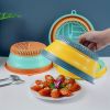 1pc Anti-fly Vegetable Cover; Folding Table Cover Leftovers Food Cover Household Dust Umbrella Anti-mosquito Leftovers Kitchen Supplies